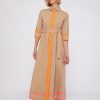 Vilagallo Dress Natalia Beige Poplin Dresses