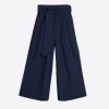 Vilagallo Trouser Marie Navy Poplin Elast Trousers