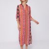 Vilagallo Dress Antonella Navajo Pink Stripes Dresses