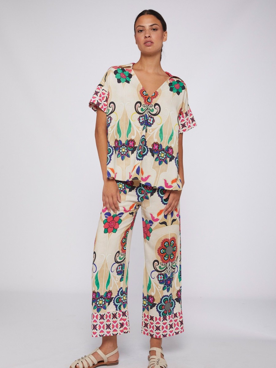 Vilagallo Shirt Chantal Floral Noveau Shirts