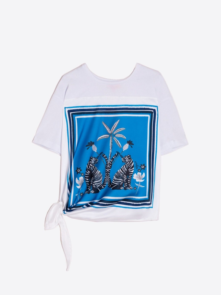 Vilagallo T-Shirt Victoria Tropical Blue T-Shirts