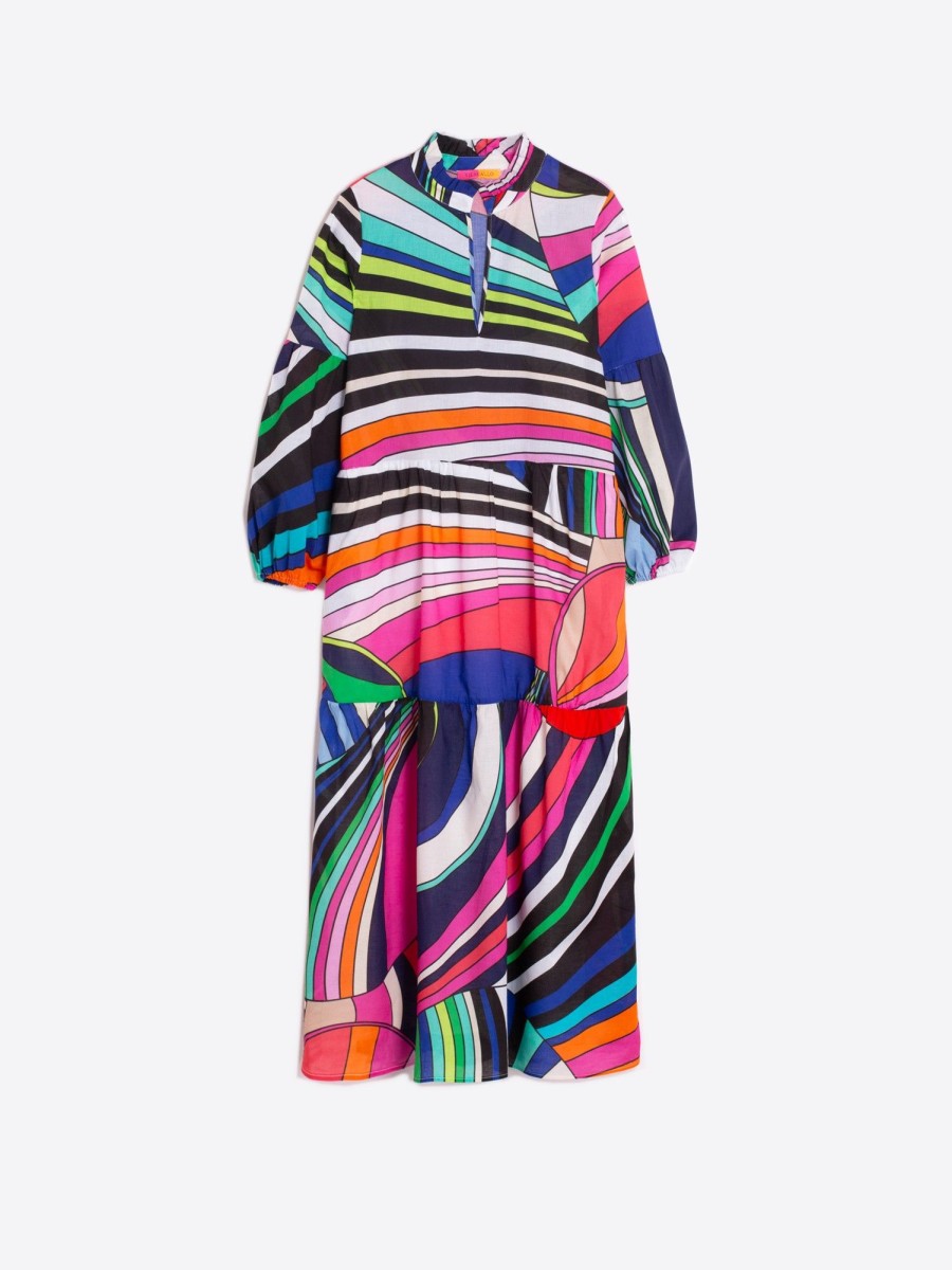 Vilagallo Dress Tammy Abstract Print Dresses