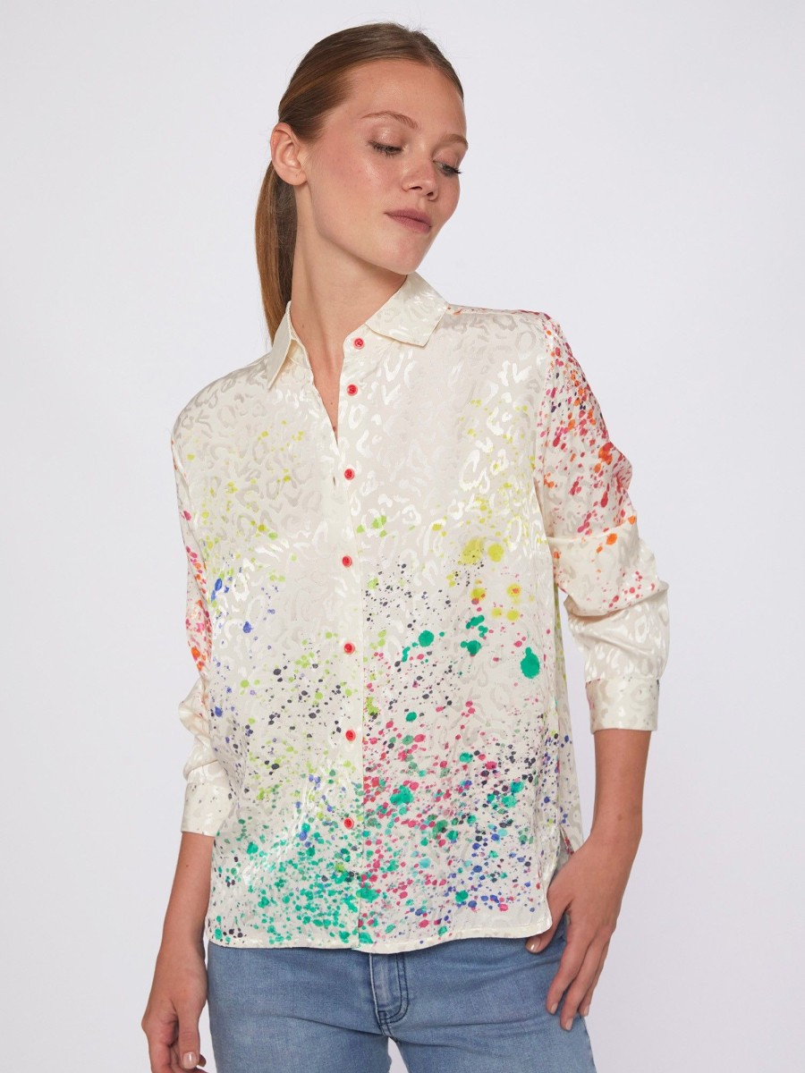 Vilagallo Shirt Isabella Art Stains Shirts