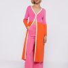 Vilagallo Knitwear Serena Bicolor Pink&Orange Knitwear