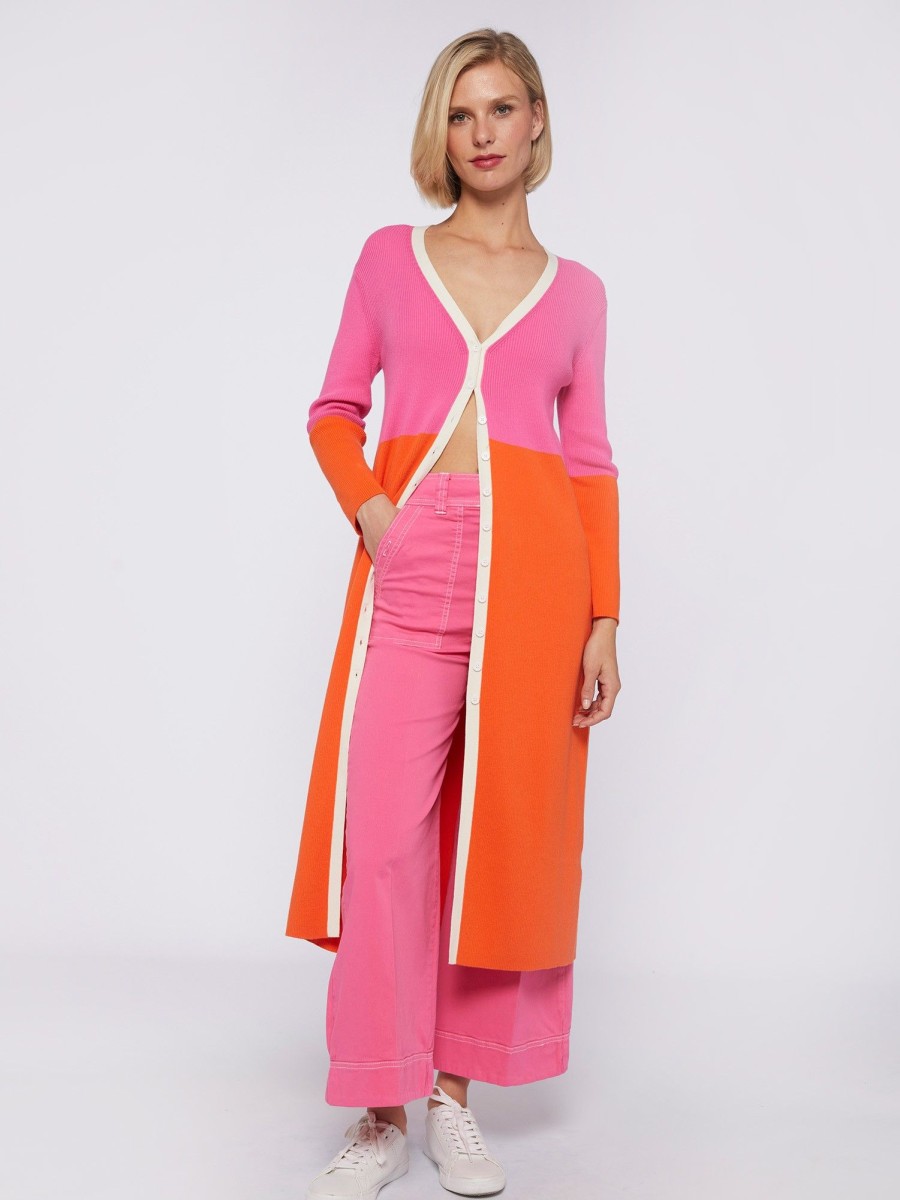 Vilagallo Knitwear Serena Bicolor Pink&Orange Knitwear