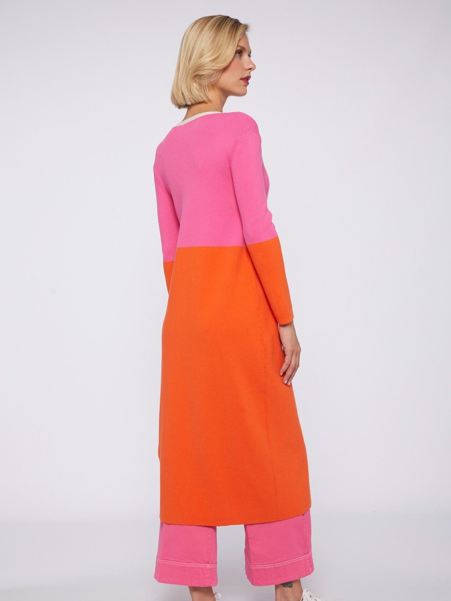 Vilagallo Knitwear Serena Bicolor Pink&Orange Knitwear