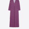 Vilagallo Dress Noam Geometric Pink Navy Dresses