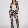 Vilagallo Trouser Tiffany Camouflage Embroidery Print Trousers