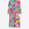 Vilagallo Dress Adriana Acuarela Ikat Voile Dresses