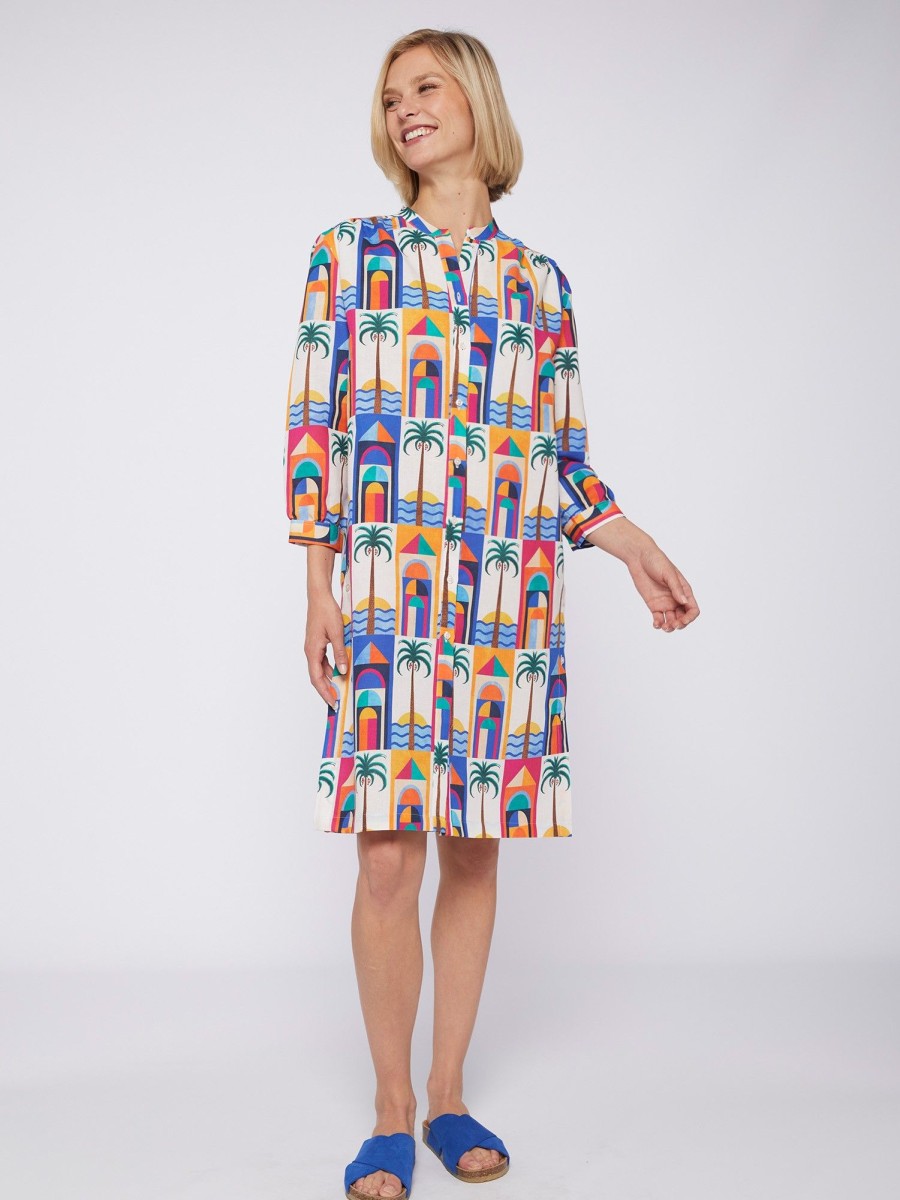 Vilagallo Dress Rebecca Palm Beach Linen Cotton Dresses