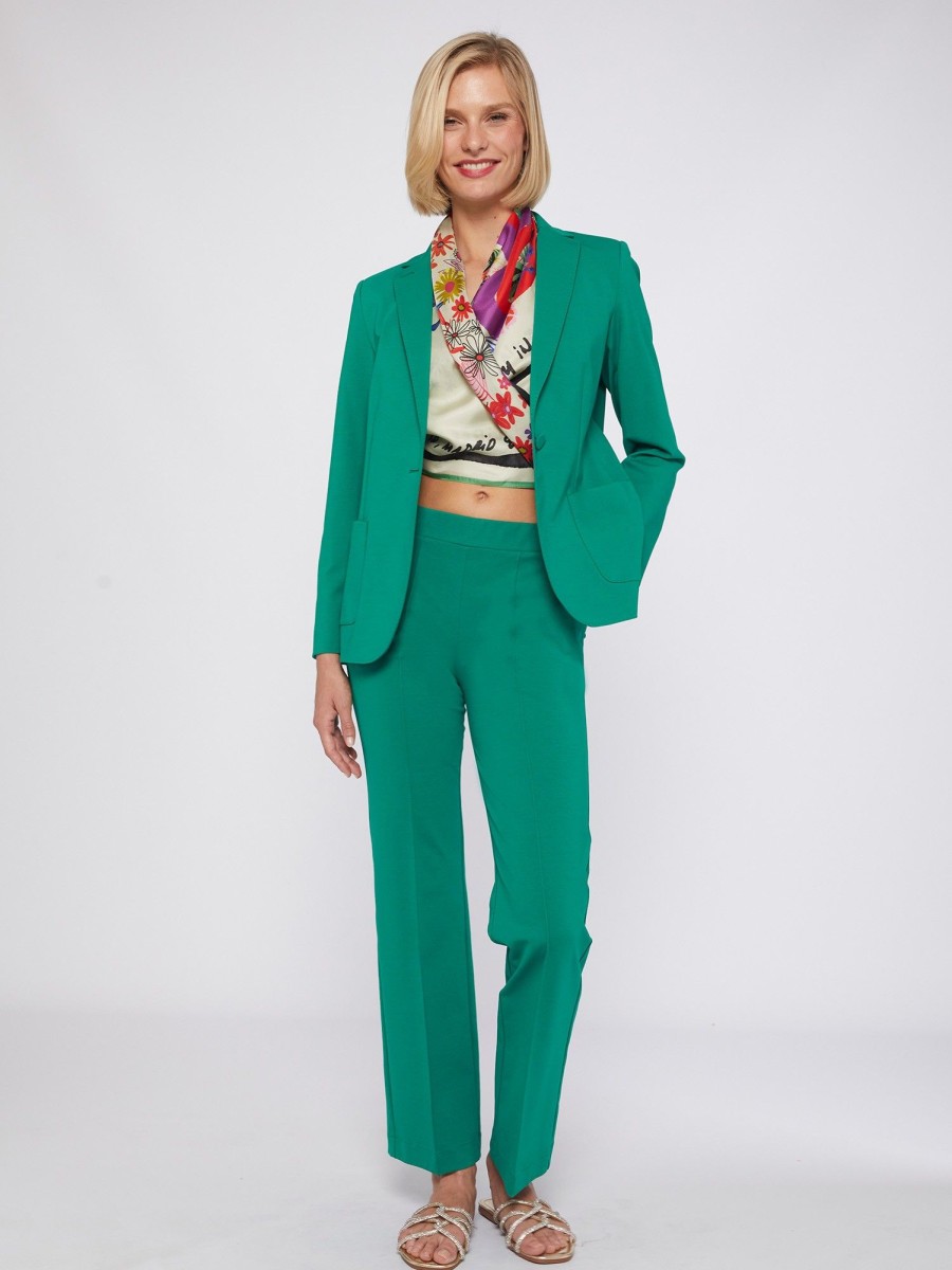 Vilagallo Jacket Harlow Green Knit Perfect Fit Jackets