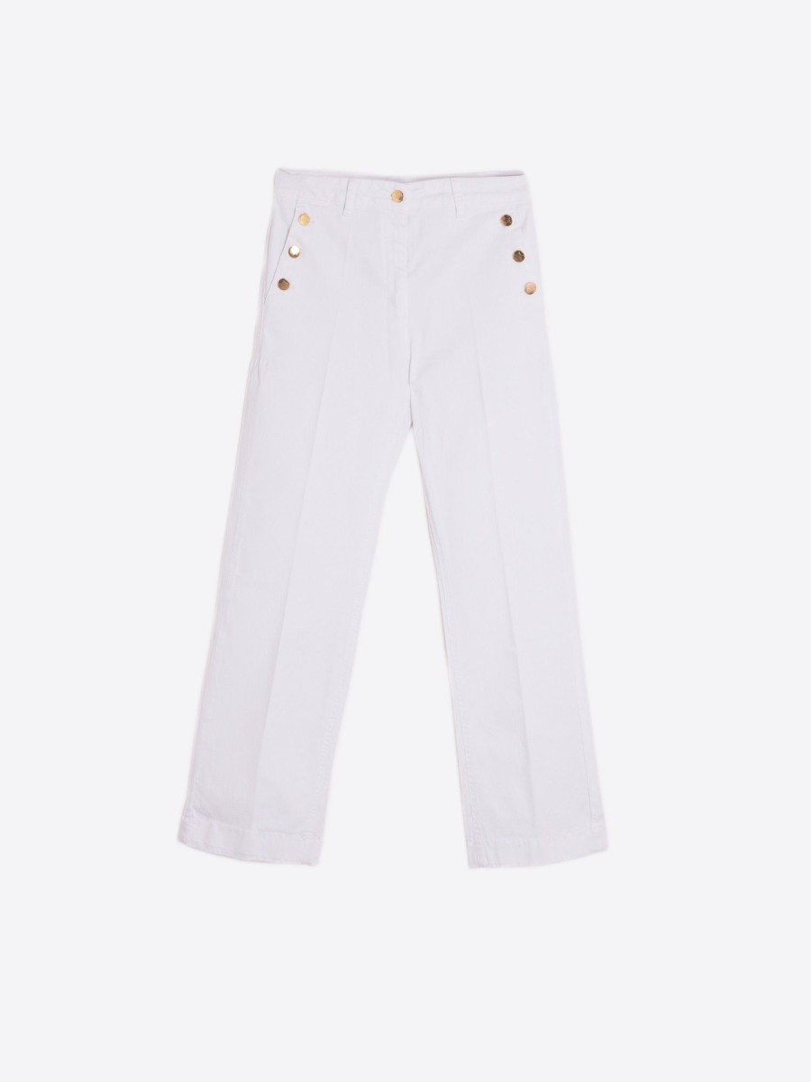 Vilagallo Trouser Amelie White Trousers