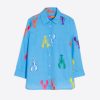 Vilagallo Shirt Sara Langosta Multicolor Oceano Shirts