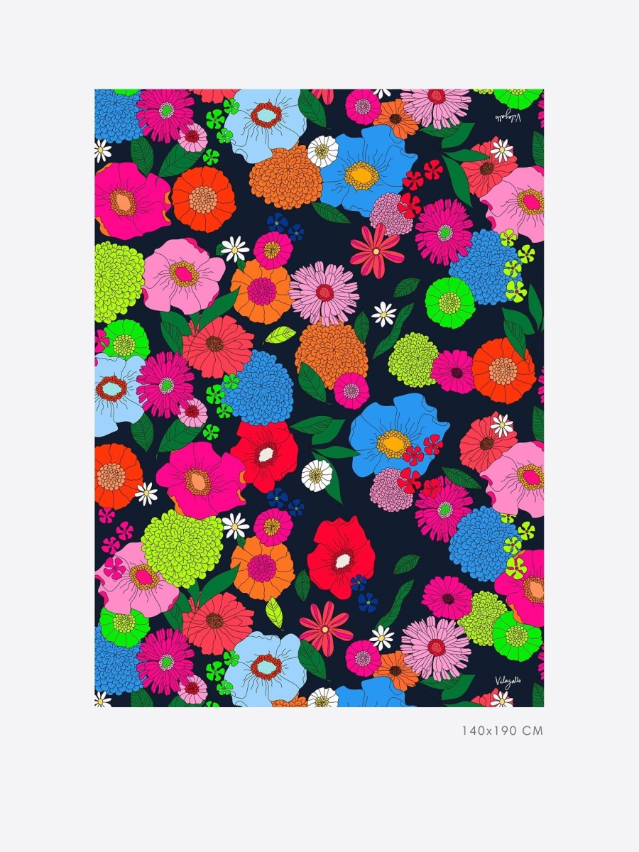 Vilagallo Fouta L Flowers Hello Playa