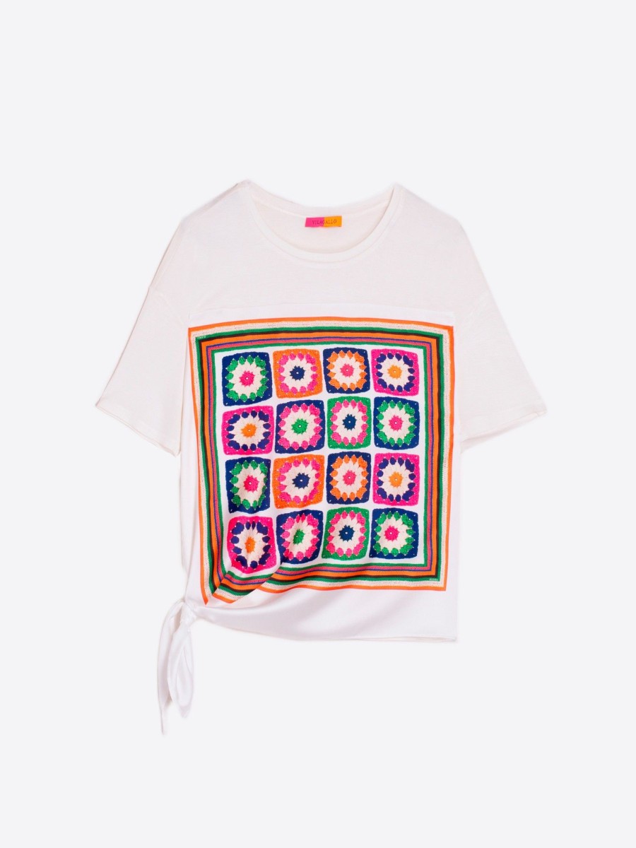 Vilagallo T-Shirt Victoria Granny Square T-Shirts