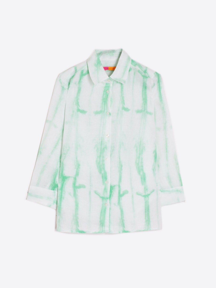 Vilagallo Shirt Sara Green Tie Dye Shirts