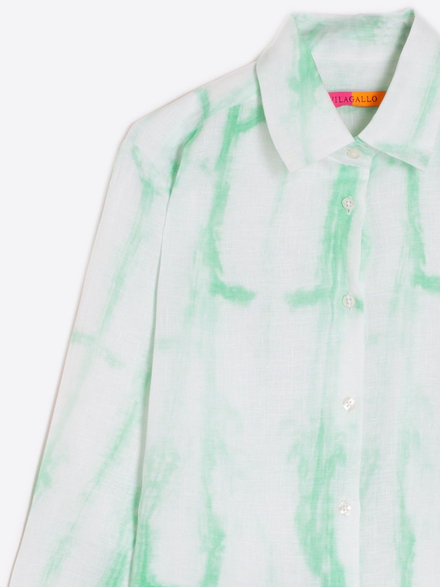 Vilagallo Shirt Sara Green Tie Dye Shirts