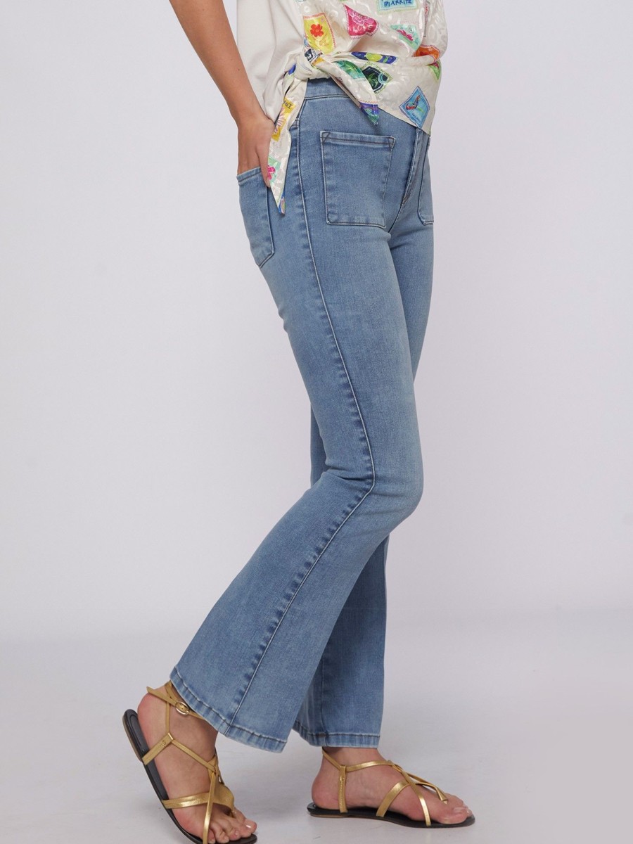 Vilagallo Trouser Alina Light Denim Trousers