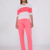 Vilagallo Trouser Ornella Fluor Pink Knit Trousers