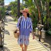 Vilagallo Dress Dani Tropical Link Stripes Dresses