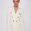 Vilagallo Jacket Ingrid White Knit Perfect Fit Jackets