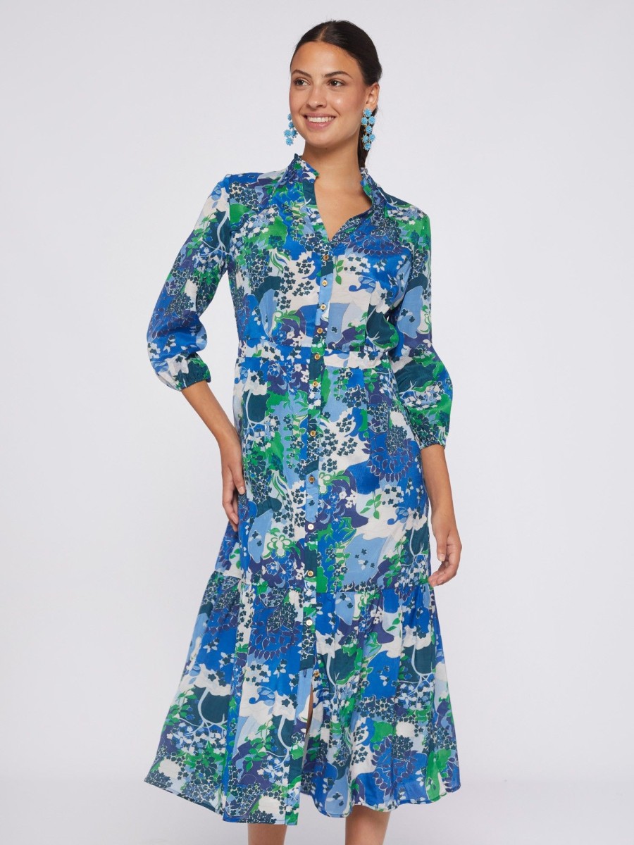 Vilagallo Dress Brielle Blue Blossom Dresses