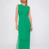 Vilagallo Dress Tamara Green Chiffon Dresses