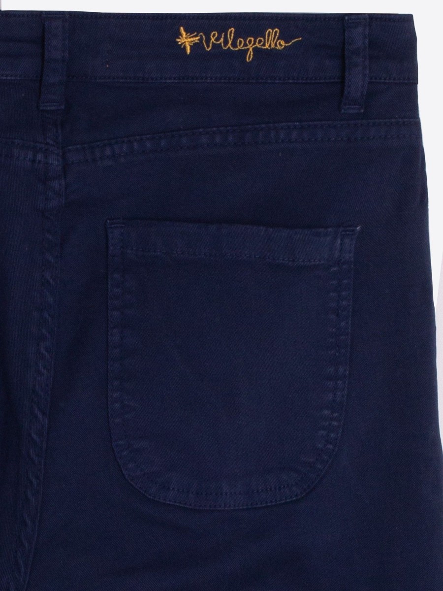 Vilagallo Trouser Gabriella Navy Trousers