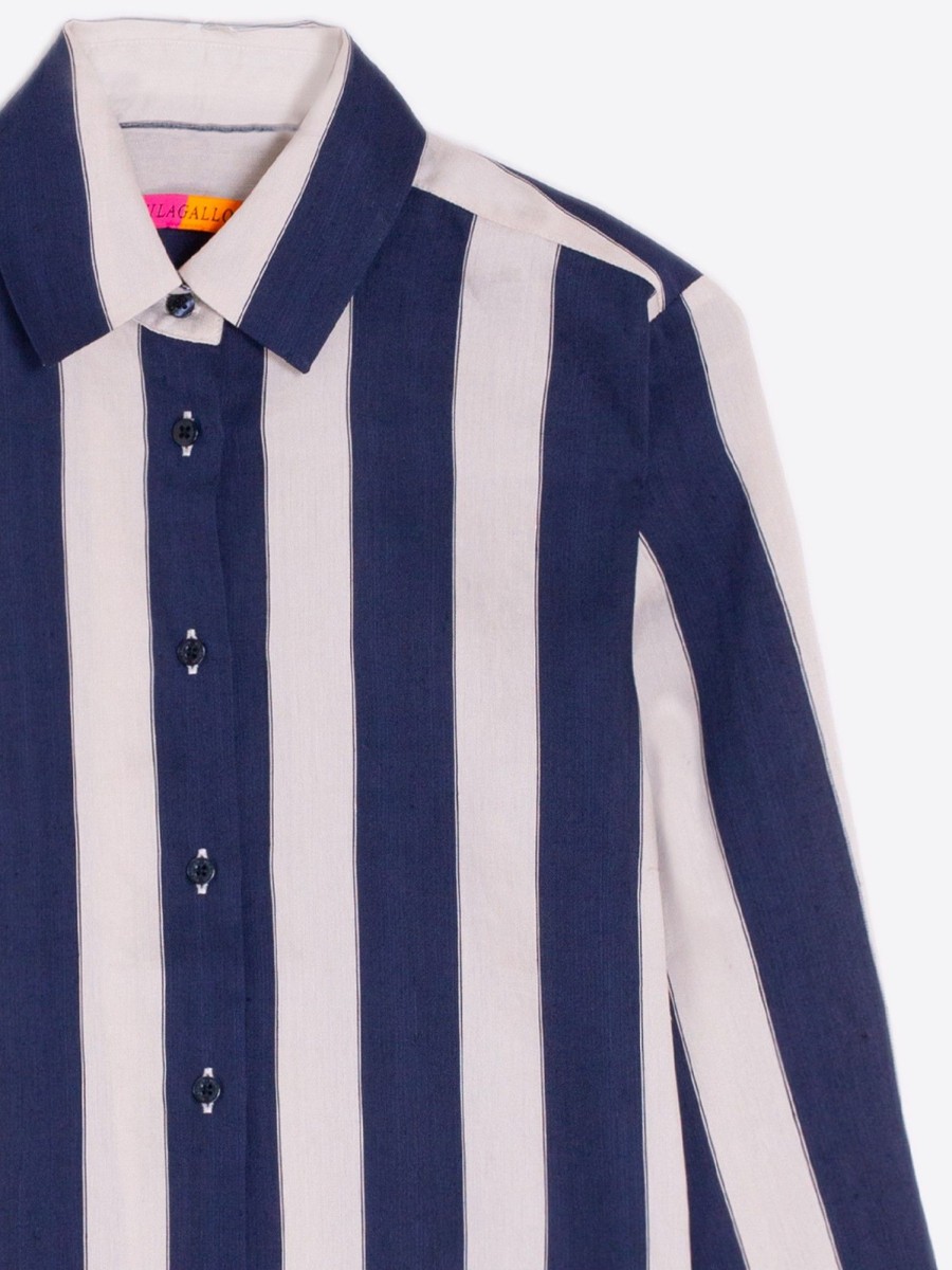 Vilagallo Shirt Sara Elba Stripes Ii Shirts