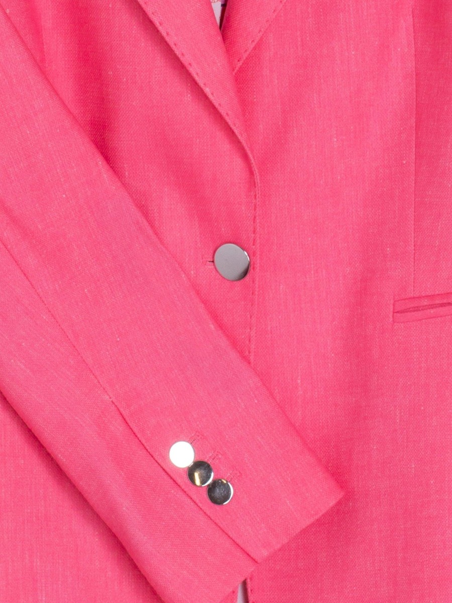 Vilagallo Jacket Katrina Pink Strech Linen Jackets