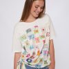 Vilagallo T-Shirt Victoria Ibiza Jacquard Print T-Shirts