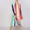 Vilagallo Knitwear Cardigan Multicolour Strip Multicolour Stripes Knitwear