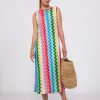 Vilagallo Dress Cindy Italian Multicolour Crochet Dresses