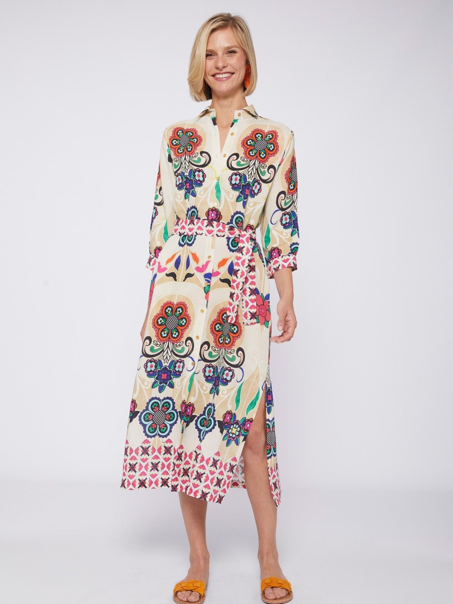 Vilagallo Dress Dafne Floral Noveau Dresses