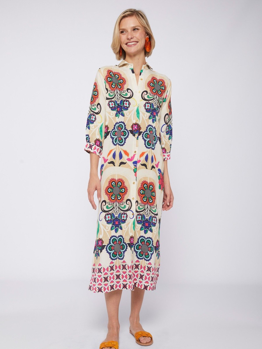 Vilagallo Dress Dafne Floral Noveau Dresses