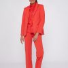 Vilagallo Trouser Carla Coral Knit Perfect Fit Trousers