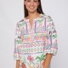 Vilagallo Shirt Kaya Menorca Cross Stitch Print Shirts