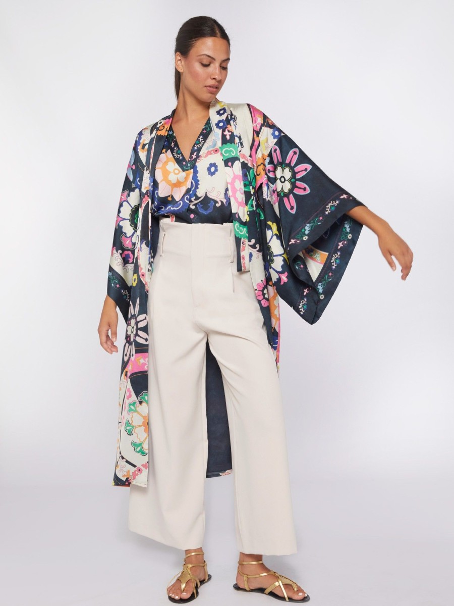 Vilagallo Coat Kimono Suzani Coats