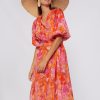 Vilagallo Dress Claudette Pink Blossom Dresses