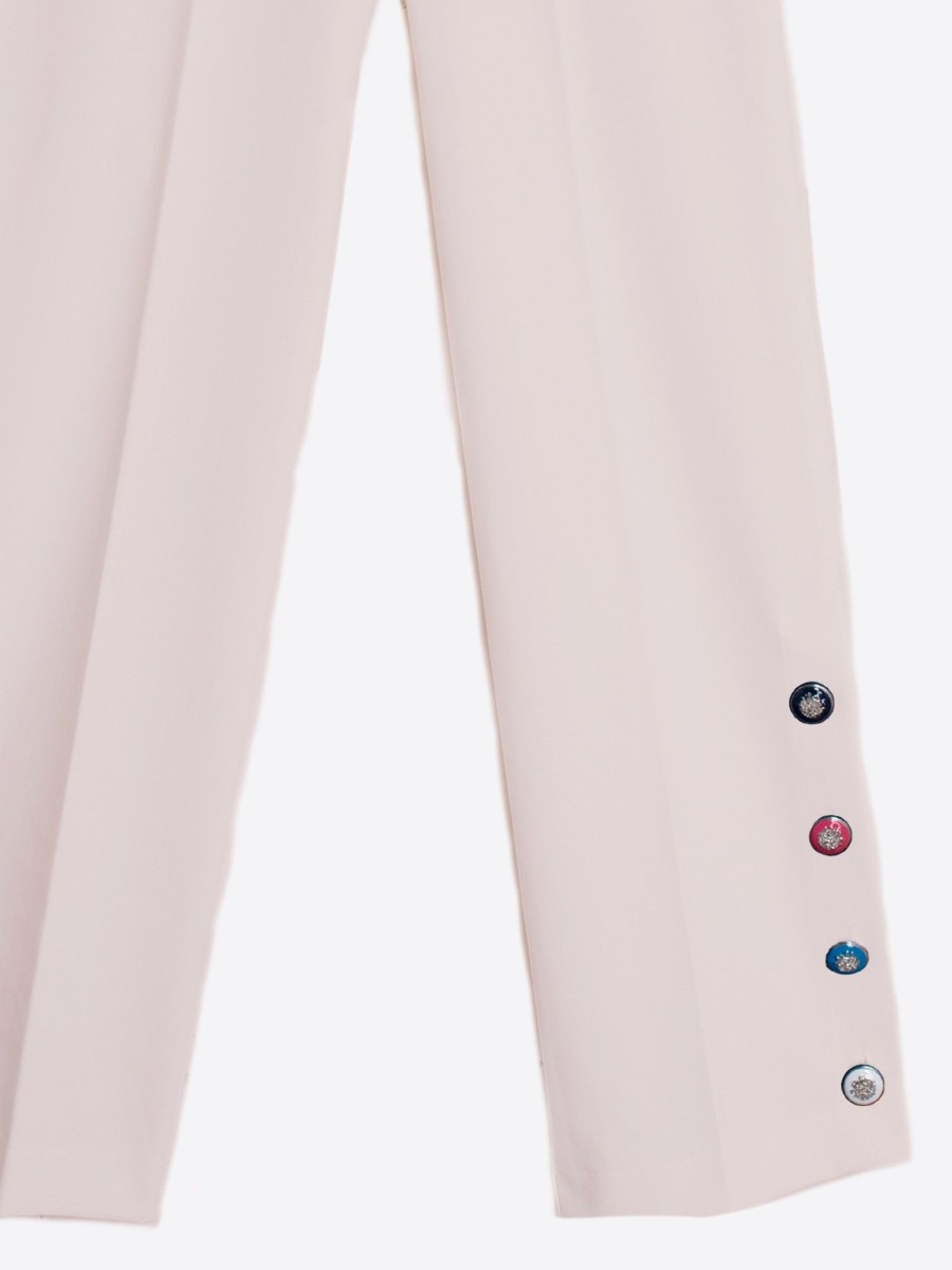 Vilagallo Trouser Mikaela Marfil Knit Perfect Fit Trousers