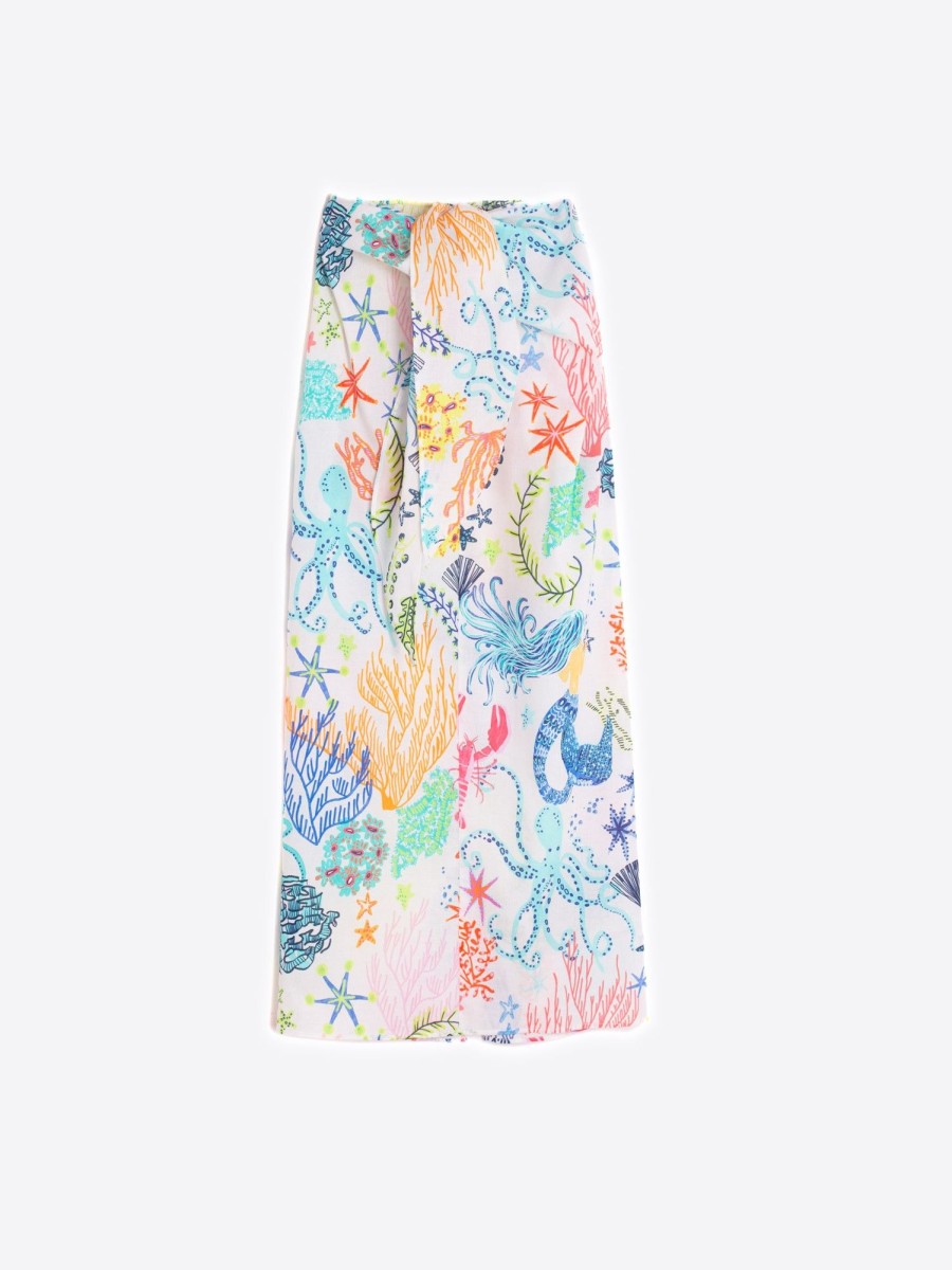 Vilagallo Skirt Pareo Mermaid Print Skirts & Pareos