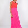 Vilagallo Dress Grazia Pink Chiffon Dresses