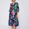 Vilagallo Dress Catalina Cactus Navy Print Dresses