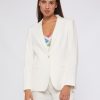 Vilagallo Jacket Hannah White Linen Cotton Jackets