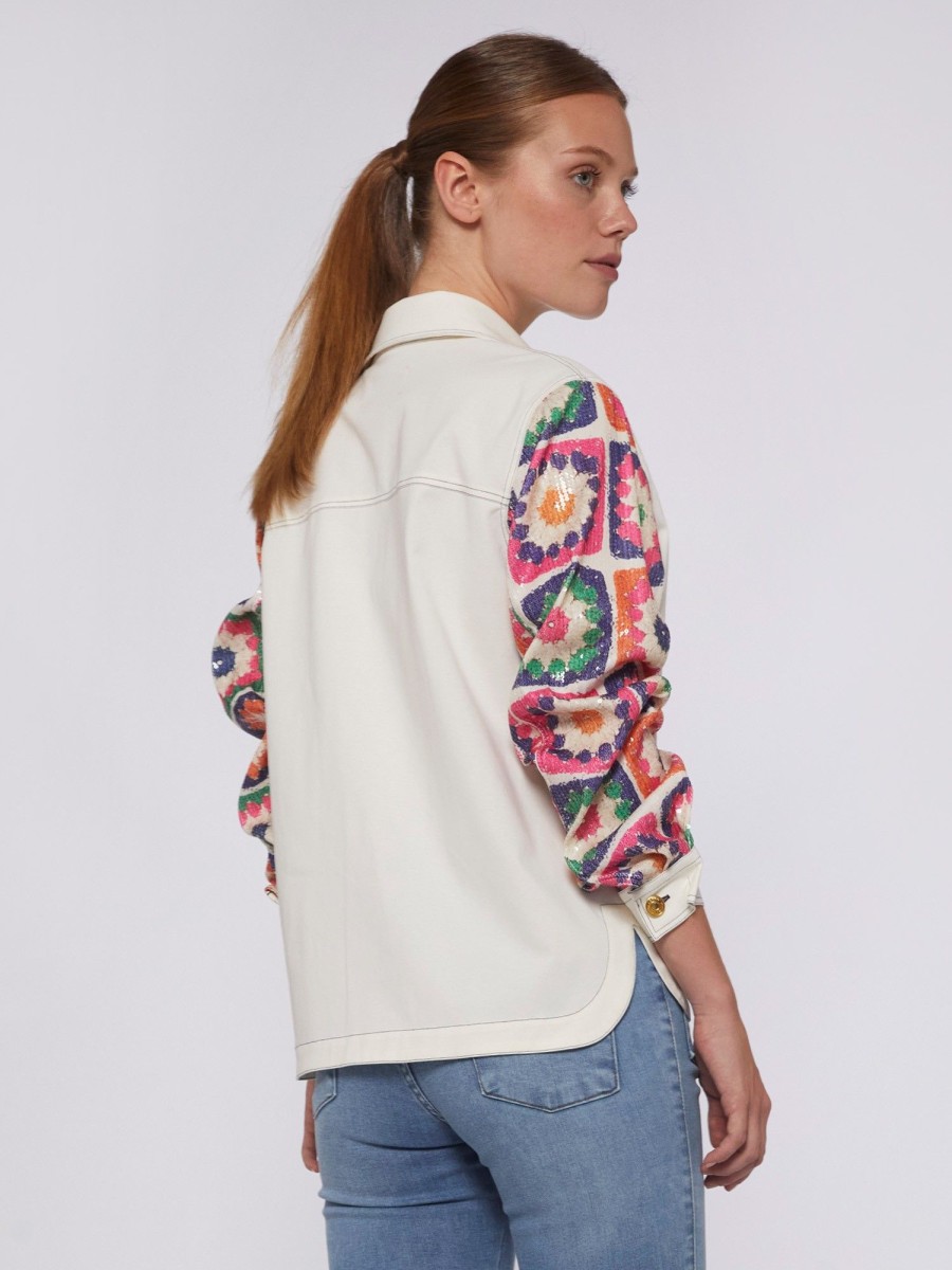 Vilagallo Jacket Olivia Crochet Sequins Jackets