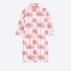 Vilagallo Dress Tyanna Pink Palm Tree Print Dresses