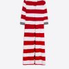 Vilagallo Dress Noam Red Stripe Knit Dresses